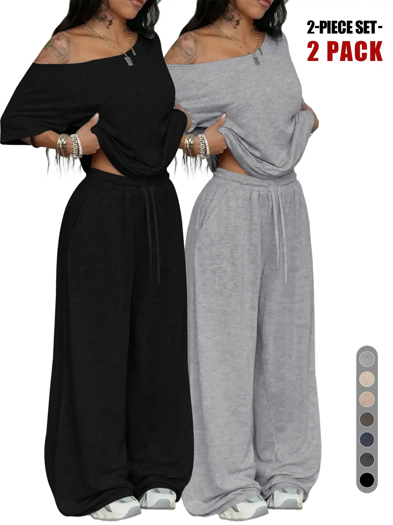 Black + Light Floral Gray