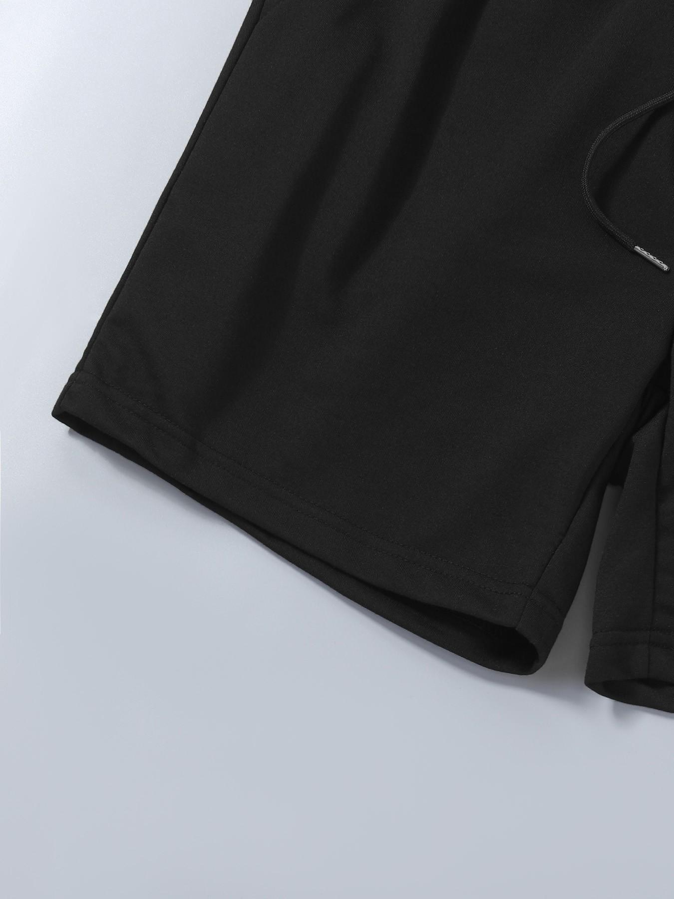 Men's Hip Hop Vintage Sweat Shorts, Pink Lucky Dice Pattern & Comfortable Loose Fit for Street Fashion and Music Festivals