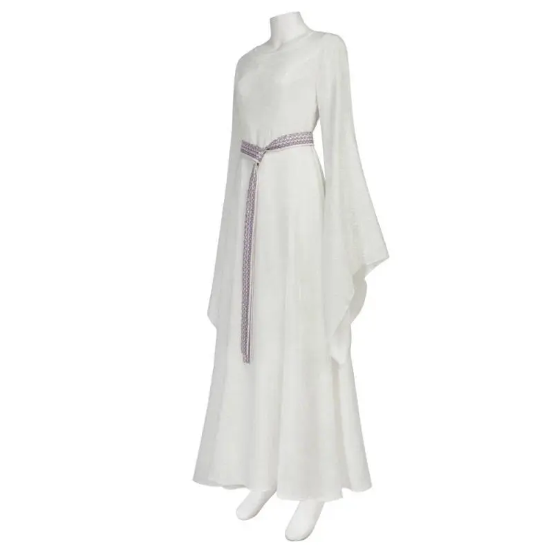 The Ring King Movie Galadriell Cosplay with The White Dress The Most Powerful Elves Elves Queen Cosplay Costume Full of Suit