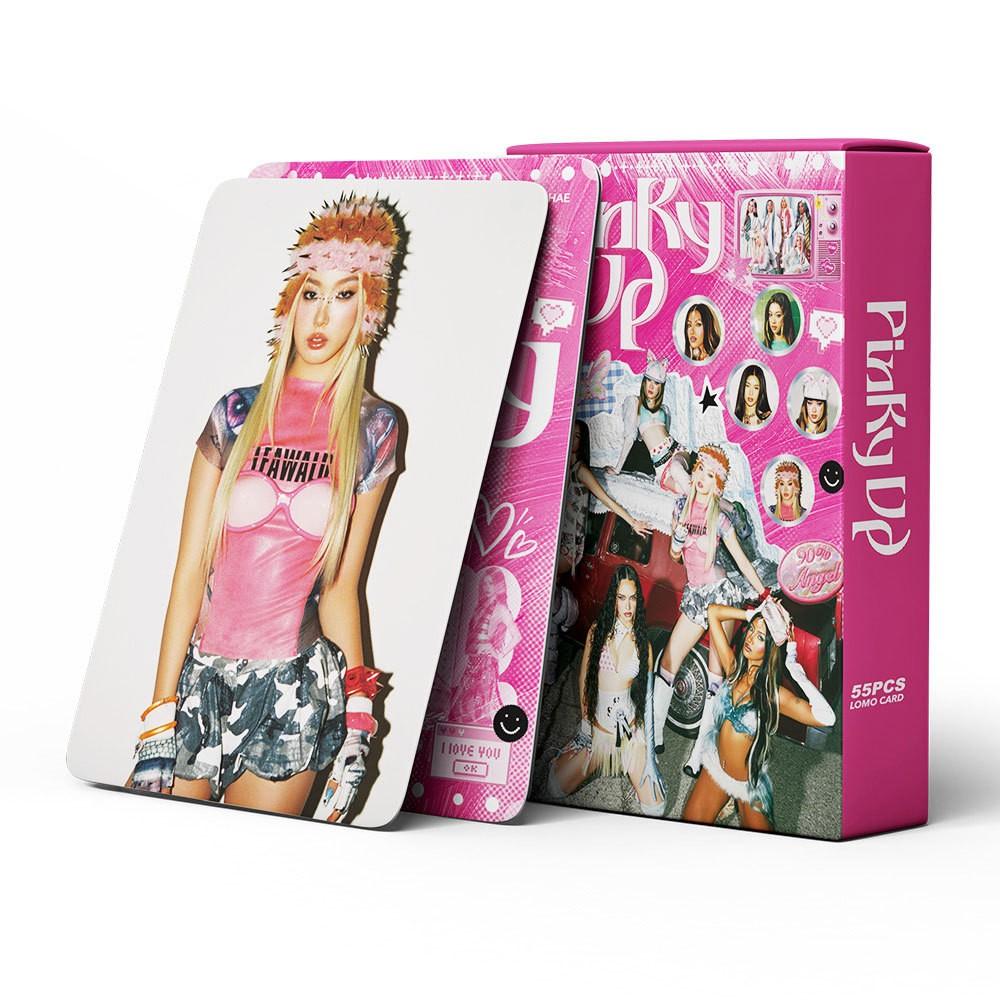 Katseye Pinky Up Album Cards 55pcs, Sexy Girl Photos Collectible Cards, New 2026 Edition, Fan Support Collection, Trendy Design