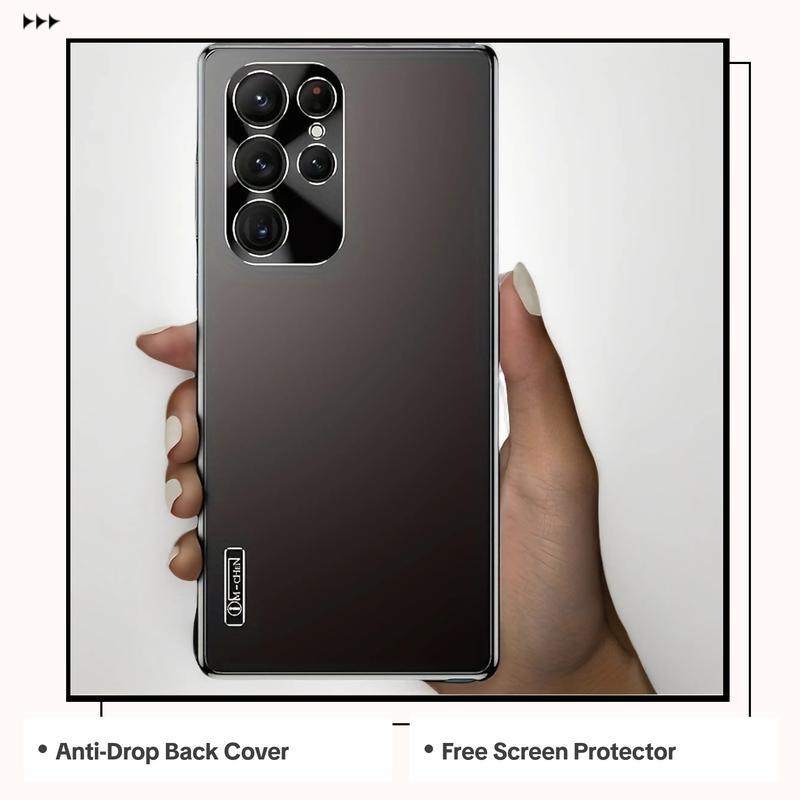 Samsung Galaxy S26/s25/s24 Ultra Case, Metal Magnetic Aluminum Alloy Thin Shockproof Back Cover (free High-Quality Screen Protector)