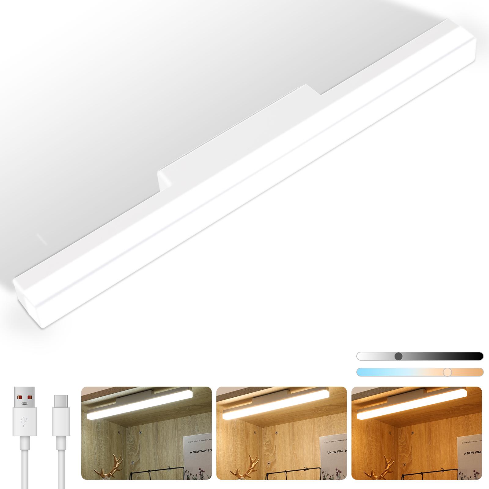 6000K Warm White Motion Sensor Wall Sconce – Battery‑Powered, USB‑Rechargeable Wireless Indoor Night Light for Hallway, Stairs & Living Room