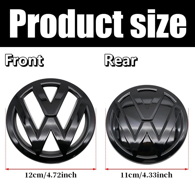 Volkswagen Car Front & Rear Emblem, Hood Decoration, Scratch Resistant, Durable, Replacement Badge, Fits Polo 2011-2013 & All Vw Models
