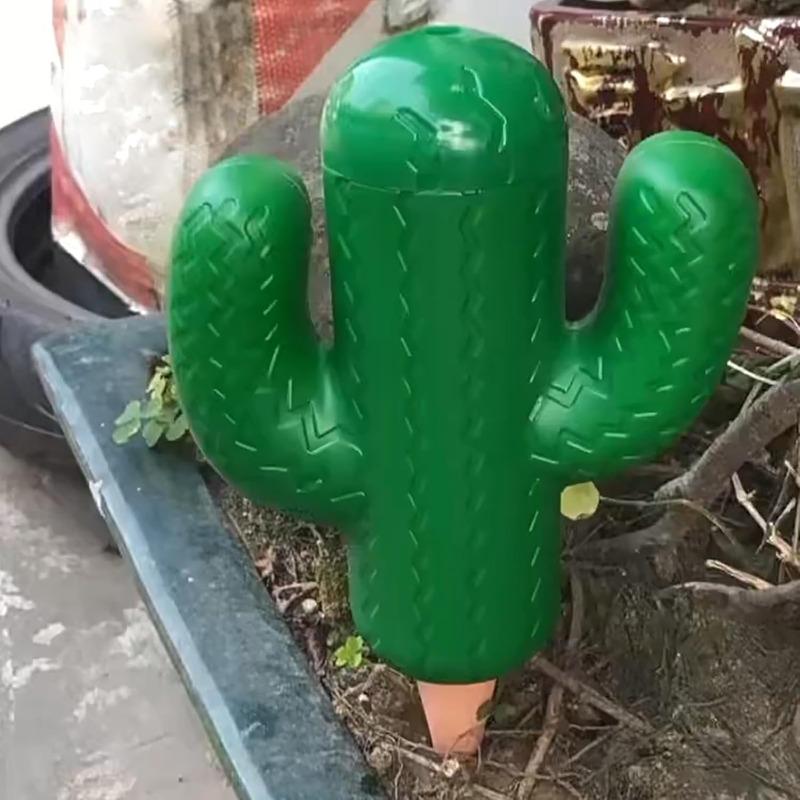 Creative Cactus-Shaped Automatic Watering Device for Flowers, Lazy Drip Irrigation for Home Gardens, Small Watering Equipment for Home Use, Business Trips, and Travel