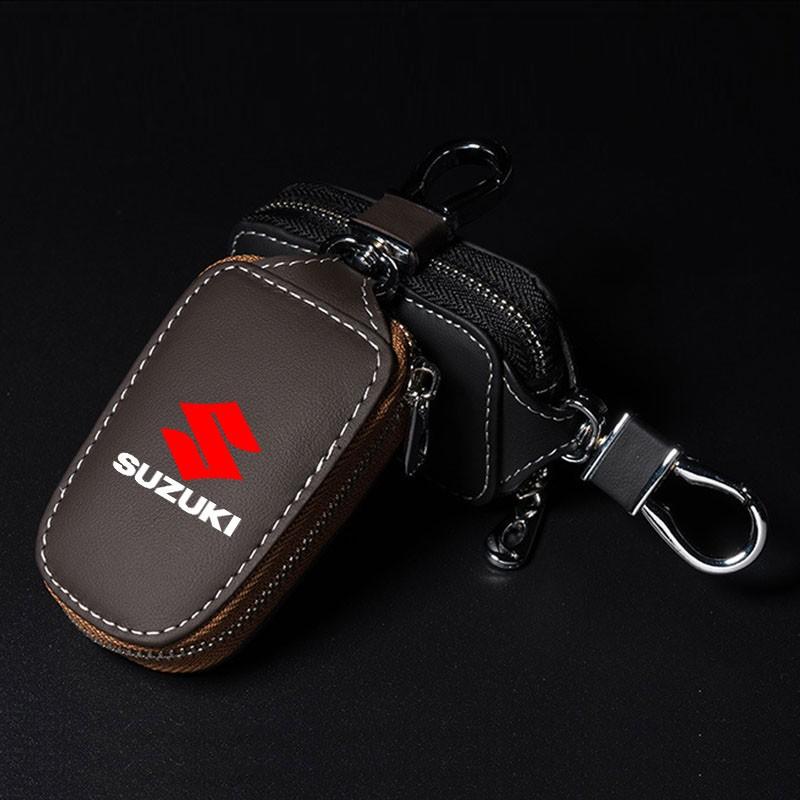 D-Type Key Case Compatible with Suzuki, D-Shape Car Accessory Organizer, Secure Storage Solution for Keys & Remotes