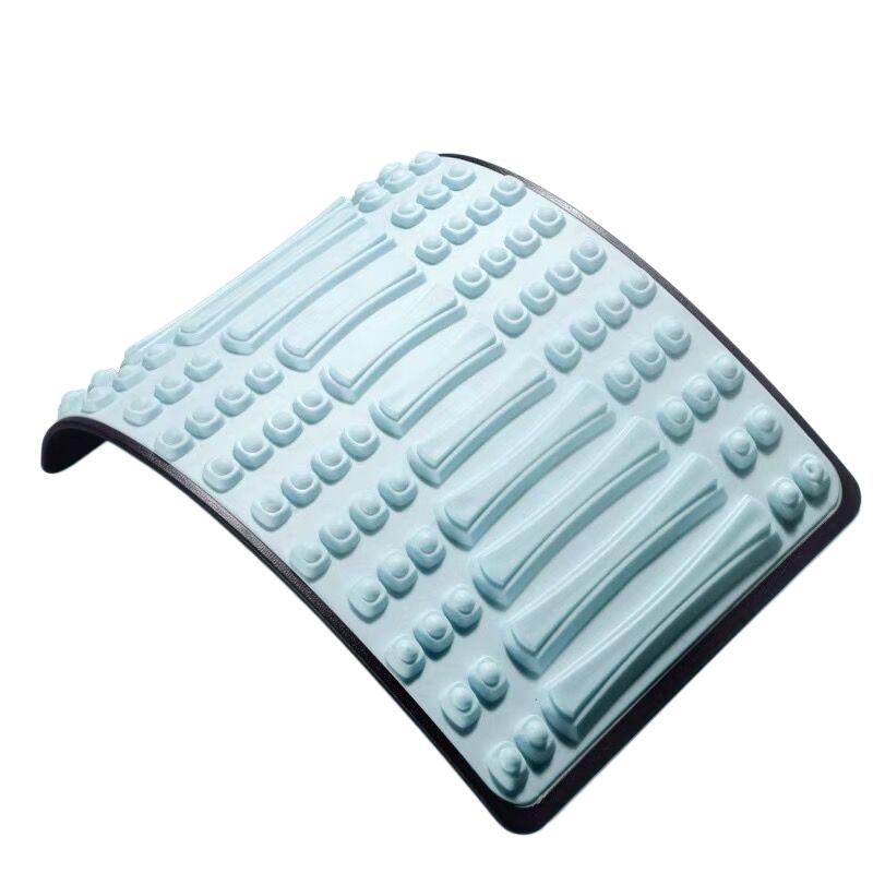 Back Stretching Device for Lower Back Pain Relief, Adjustable Metal Support, Spinal Decompression and Posture Corrector, Back Massage