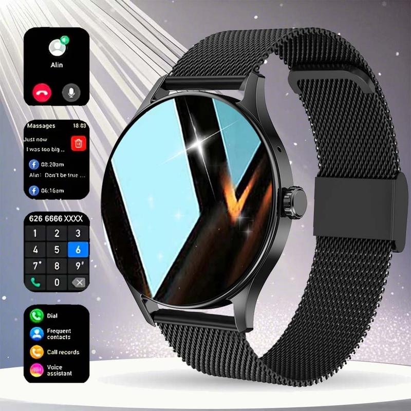 New 2026 Fashion Smart Watch Screen 1.53 Inch HD Holiday Gift for Men Women Bt-compatible Phone Call Health Tracker Sports Mode Notification Reminder