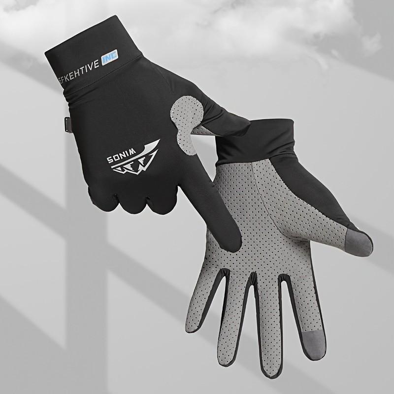 Outdoor Full-Finger Protective Gloves, Touchscreen Responsive, Non-Slip Palm, Multi-Functional Sports Gloves for Hiking, Cycling, Fitness