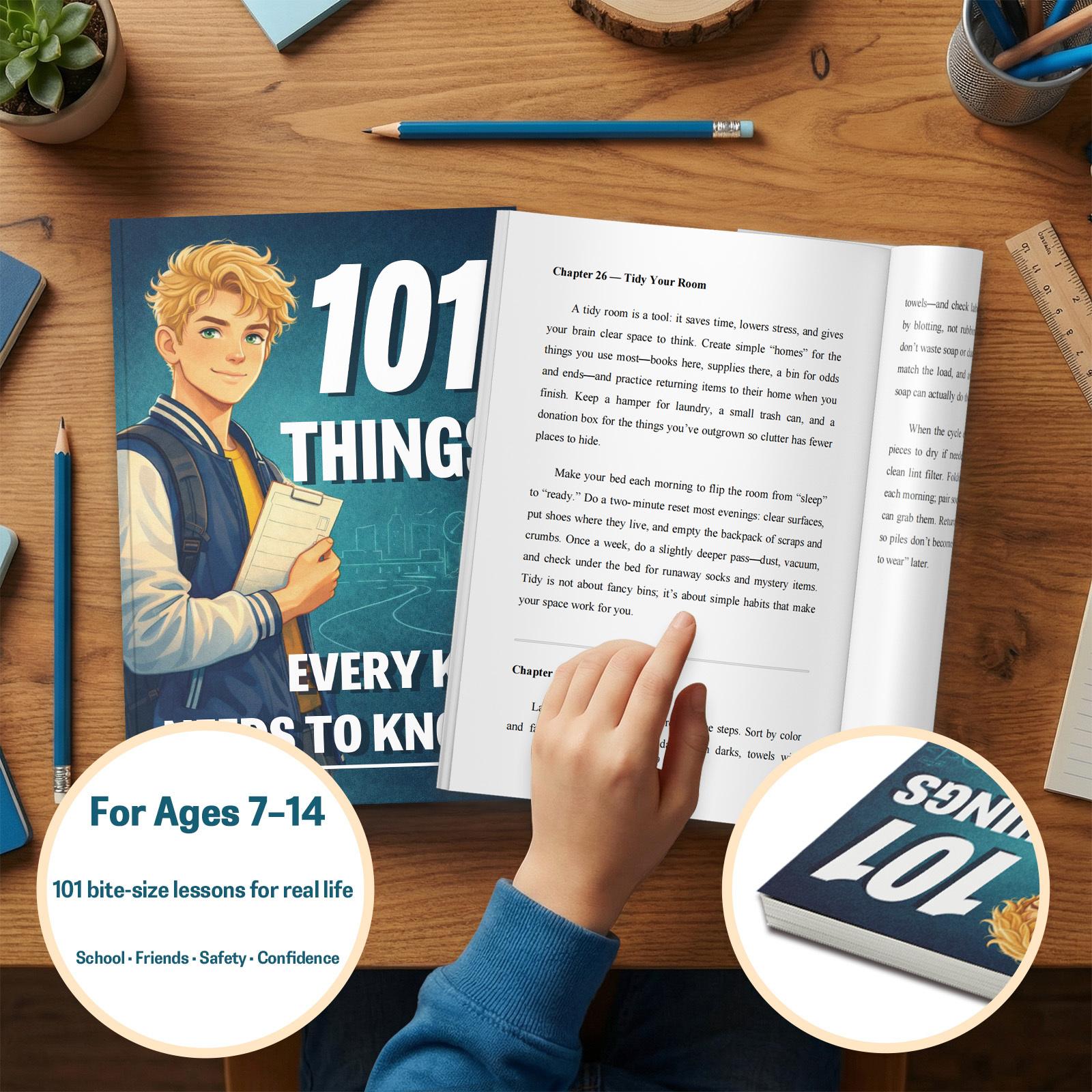101 Things Every Kid Needs to Know | Life Skills Made Simple for Kids | Build Problem Solving, Critical Thinking Books