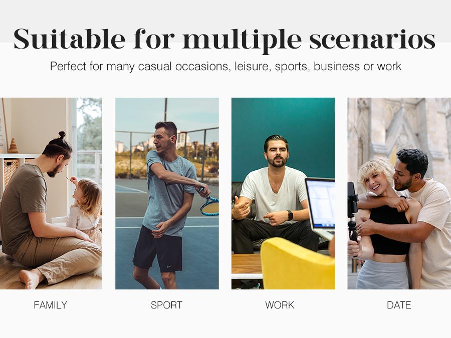 JMIERR Men's Plain Muscle Slim Fitted Henley Shirts Crewneck Longline T-Shirt Gym Workout Athletic Shirt Tees with Button Menswear Casual Tops,Men's Classic Streetwear Clothing for Daily Wear,Fall Fashion Outfits 2026