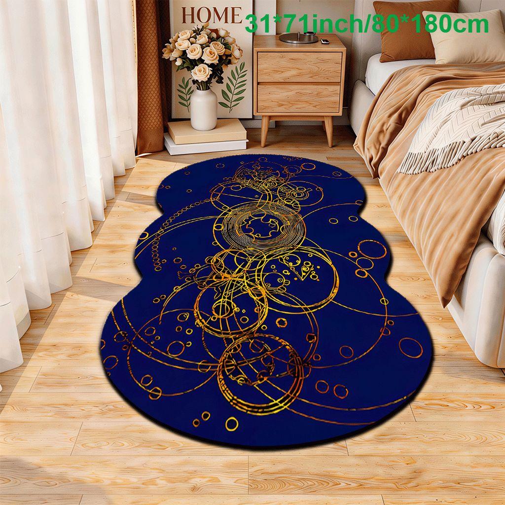 Magic Array Style Velvet Carpet, Non-Slip, Suitable for Bedroom/room, All Seasons, Durable and Easy to Maintain