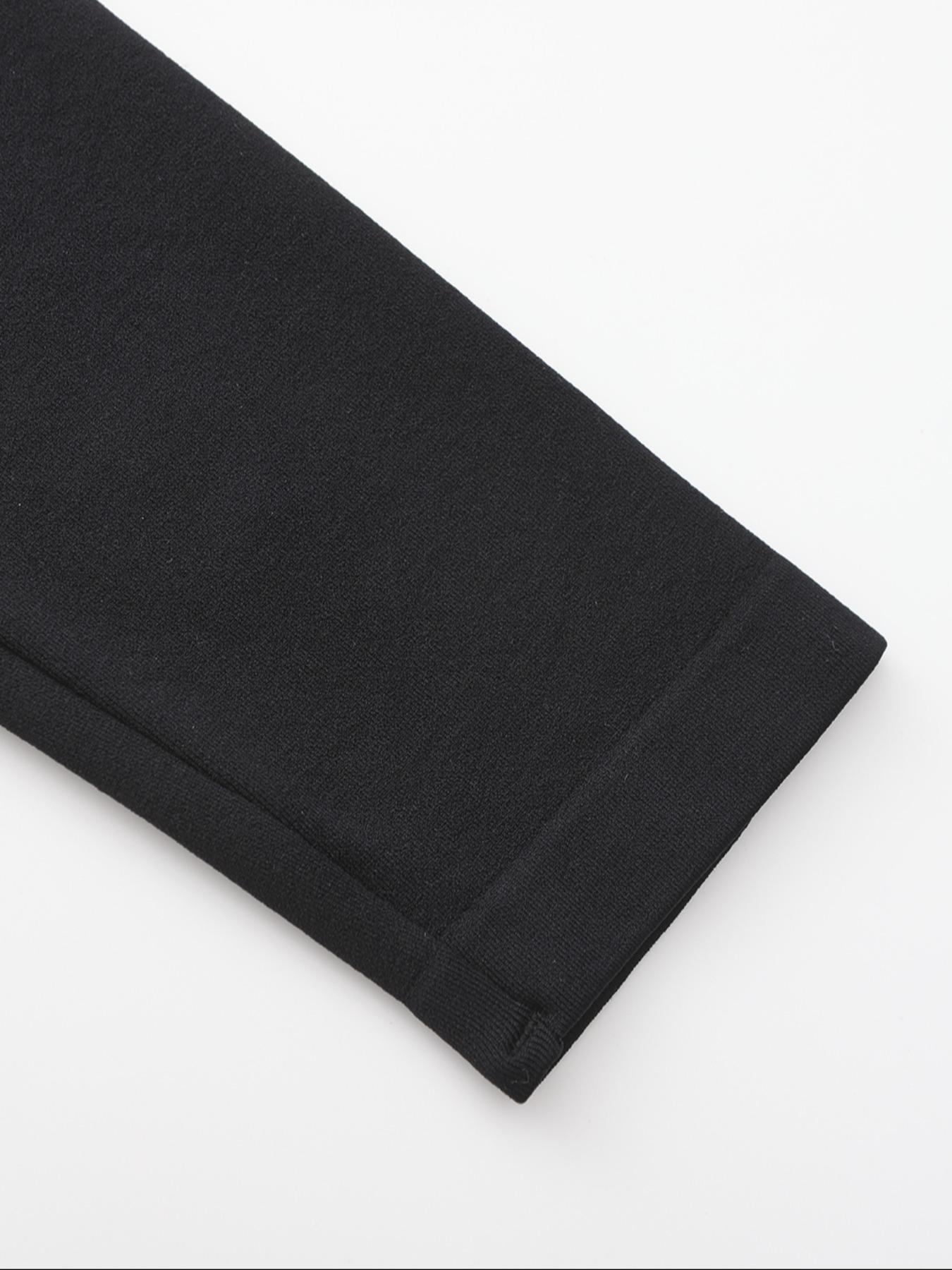 Women's Casual Sporty Long Sleeve Top, Gym Top, High-Stretch Breathable Yoga T-Shirt, Round Neck Tee Made from All-Season Woven Fabric