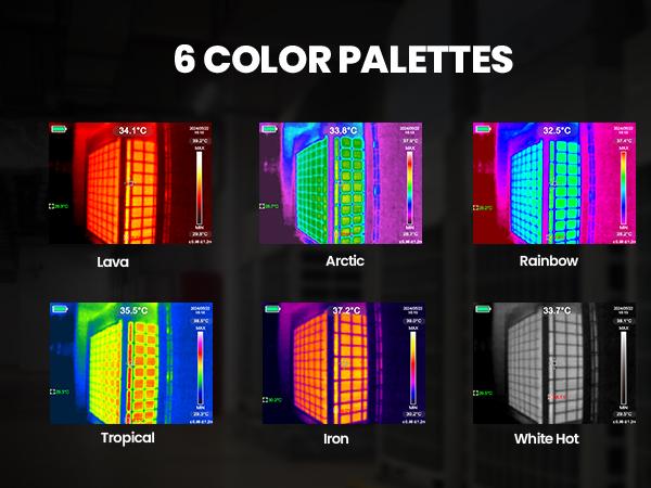 Thermal Imaging Camera, MILESEEY Handheld 256*192 IR Resolution Thermal Imager, 3.5 Inch LCD Display IP65 Waterproof Rechargeable 6 Palettes Thermal Camera with Auto Track Cold and Hot Spots Function Christmas gifts