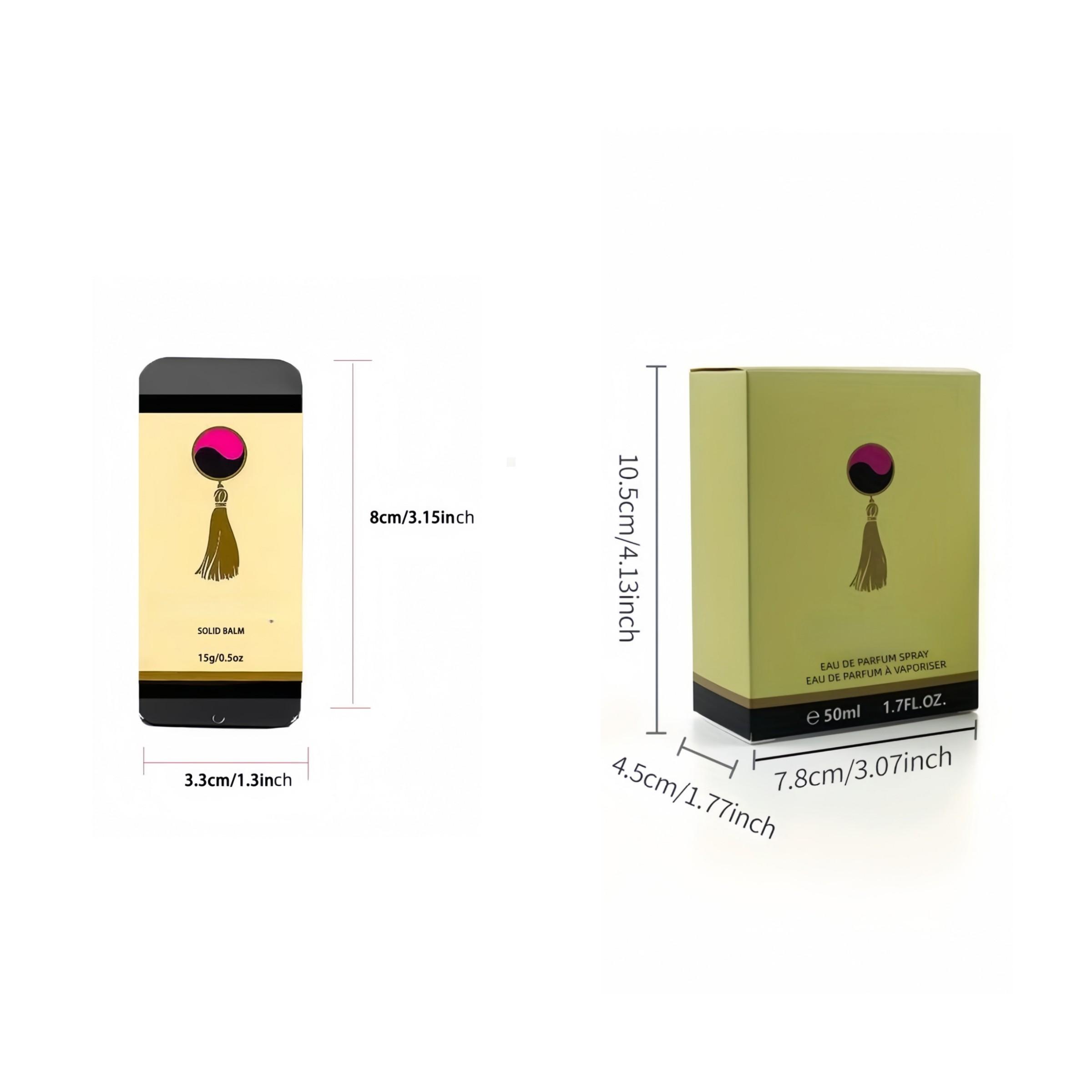 1PCS\2PCS\set Women's Perfume Set with Candle Wax, Perfect Gift for Mother's Day & Valentine's Day, Elegant Leak-Proof Bottle Design