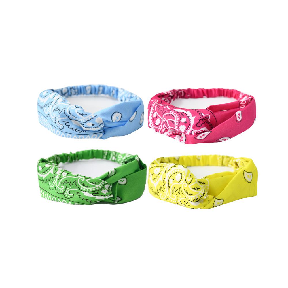 Wide Headbands for Women Girls Knotted Head Bands Soft Turban Hairband Hair Accessories Boho African Solid Color Head Wraps-2