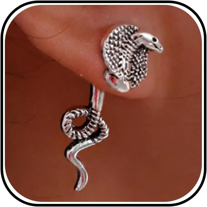 T6：snake earrings