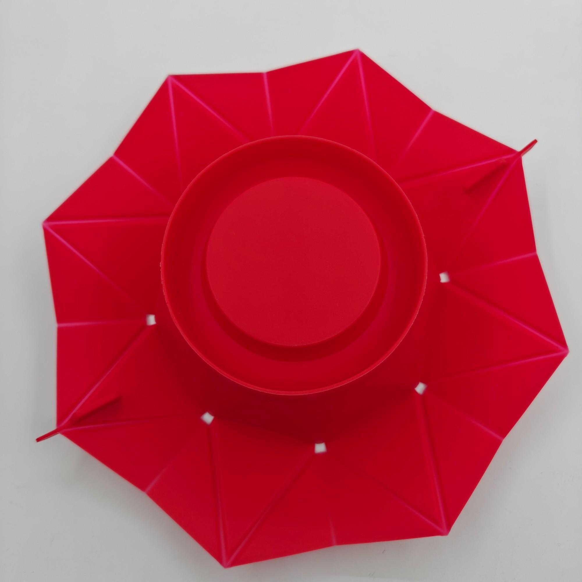 Foldable Silicone Popcorn Bucket, Microwave Safe with Handle, Heat Resistant Reusable Container, Food Grade BPA Free, Creative Popcorn Maker