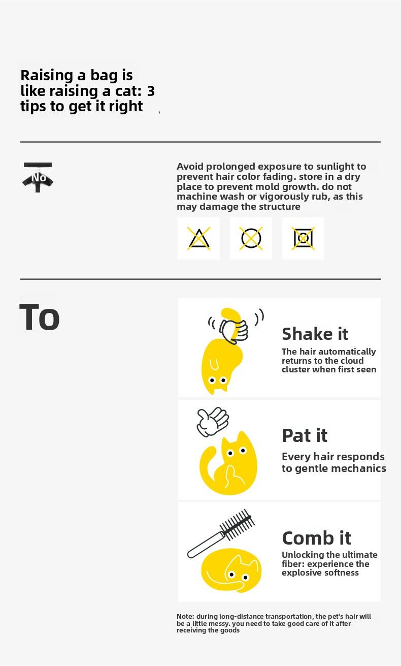 Cute Small Plush Cat Backpack Simulation Bag Doll Plush Toy Birthday Gift