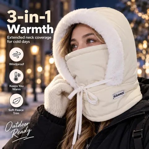 Keep Warm Winter Trapper Hat - Fleece Lined, Windproof Earflap Hat for Cycling, Sports & Outdoor Activities, Keep Warm Sports & Outdoor Hats
