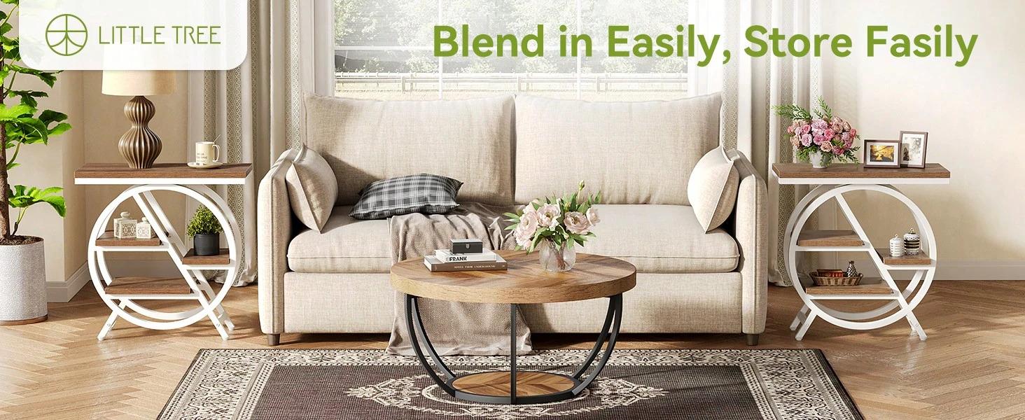 4-Tier End Table for Living Room, Narrow Side Table with Storage, Rustic Brown Wood Sofa Table with Metal Frame, Industrial Nightstand & Bedside Table for Bedroom, Space-Saving Storage Organizer 4-Tier End Table for Living Room, Narrow Side Table with Storage, Rustic Brown Wood Sofa Table with Metal Frame, Industrial Nightstand & Bedside Table for Bedroom, Space-Saving Storage Organizer