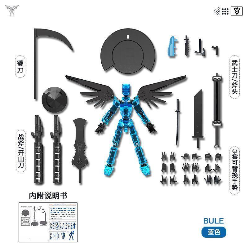 2026 hot itemDummy 13 Action Figure Titan Multi-articular Robot Toys 3D Printer Movable Anime Figure Stress Relief Decompression Toy For Boy