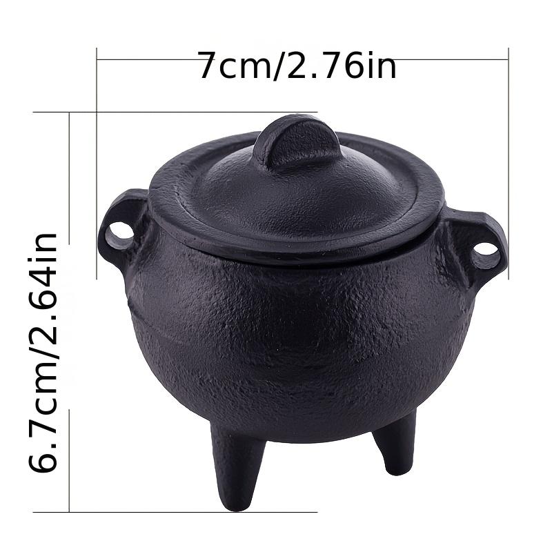 Small Cast Iron Sage Burner, Iron Art Incense Holder, Yoga Meditation Aromatherapy, Halloween Christmas Decor, Home Office Decoration