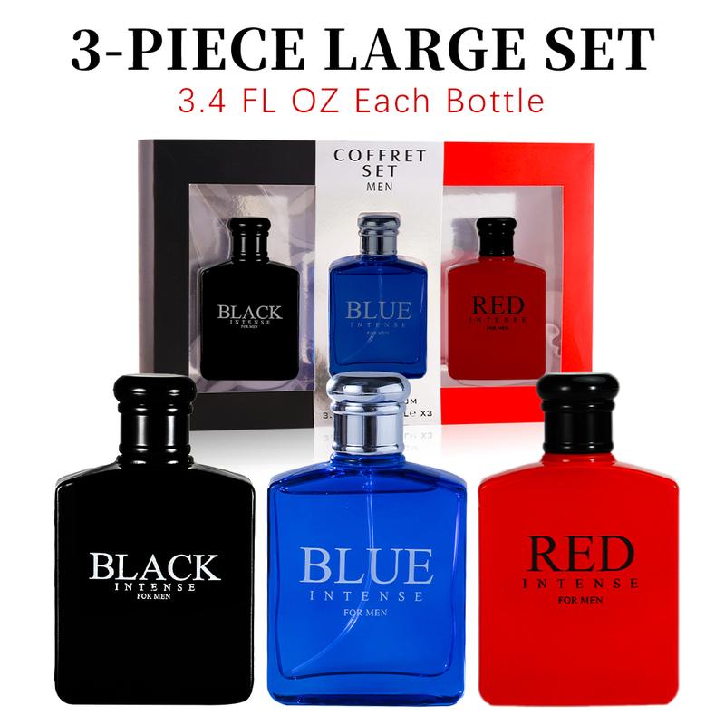 3-Piece Set,Men's Eau De Toilette Spray, Long-Lasting Perfume,Cologne Masculine Fragrance, With 3 Different Scent Perfect For Dating, Daily Life, Parties, Gift Giving And Various Festivals