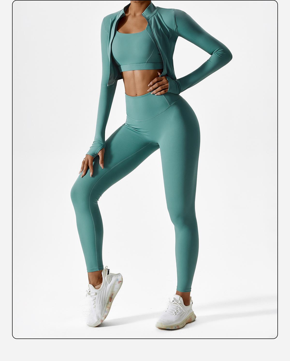 MFVIM Women's Solid Criss Cross Crop Tank Top High Waist Leggings & Zip Up Crop Jacket Tracksuits Set for Yoga Gym Workout Running Athletic Wear Comfortable Outfits with Skin-Friendly Fabric and Non-Slip Thumbtacks Sports Outwear Sleeveless Sweatsuits Spr