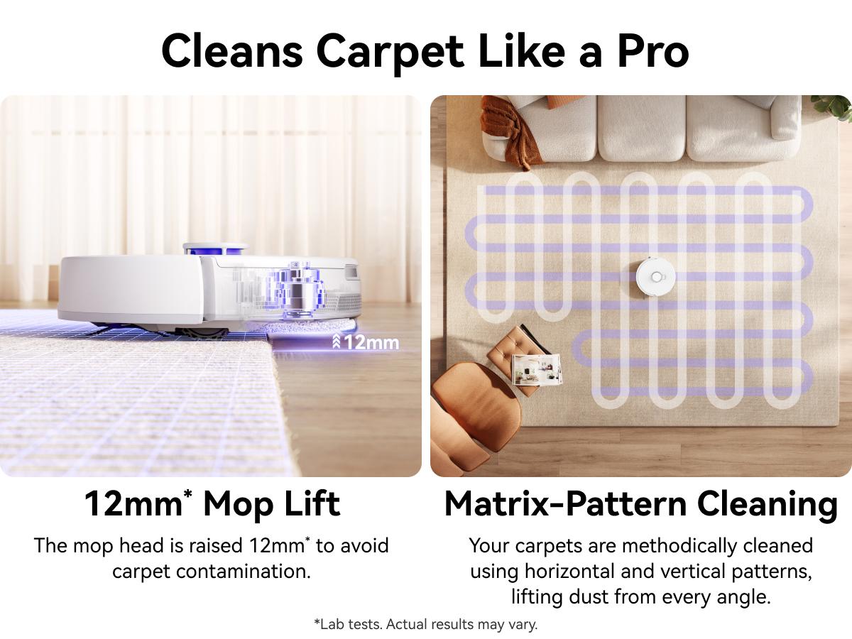 NARWAL Freo Z10 Robot Vacuum and Mop Combo, Tangle Free Robot Mop, 15,000Pa Suction, Adapts to Hard-to-Reach Areas, Self-Emptying, Mop Washing & Drying, Obstacle Avoidance, for Pet Hair & Hard Floor