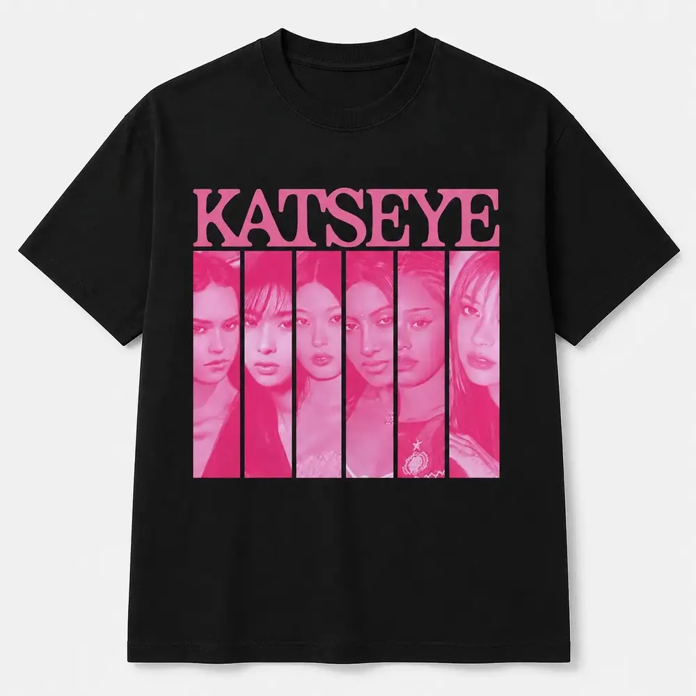 Katseye Kids Tee, Katseye Members Youth Shirt, KATSEYE Merch for Kids,Vintage K-Pop Youth Shirt, Girl Group Fan Kids Tee