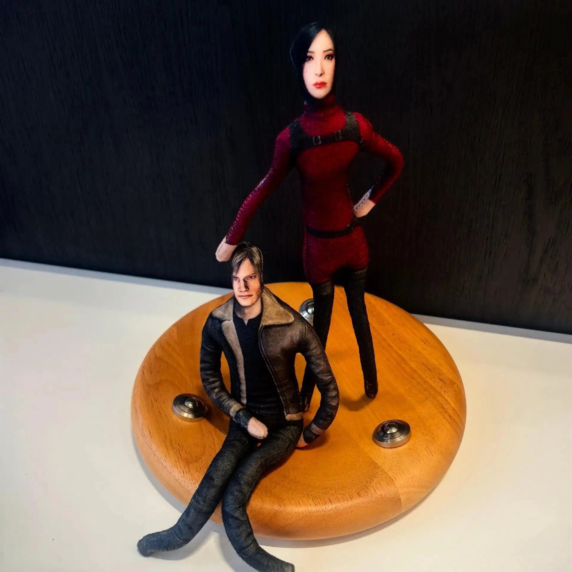 10/26cm Resident Leon·Scott·Kennedy Soft Plushies Decompression Bending Doll Gifts Cute Ashley Stuffed Toy Pendant Doll Collect