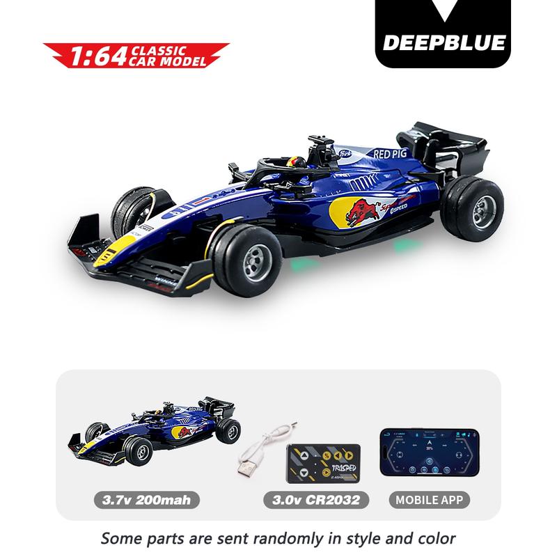 Minigear 1:64 RC Drift Car - 2.4G Type-C charging,RC Remote Control Car Multi-Speed Set,1:64 DIE-CAST Collectible Desktop Ornament,Great Christmas Birthday Gift for Boy & Man,Pocket Remote Control Car