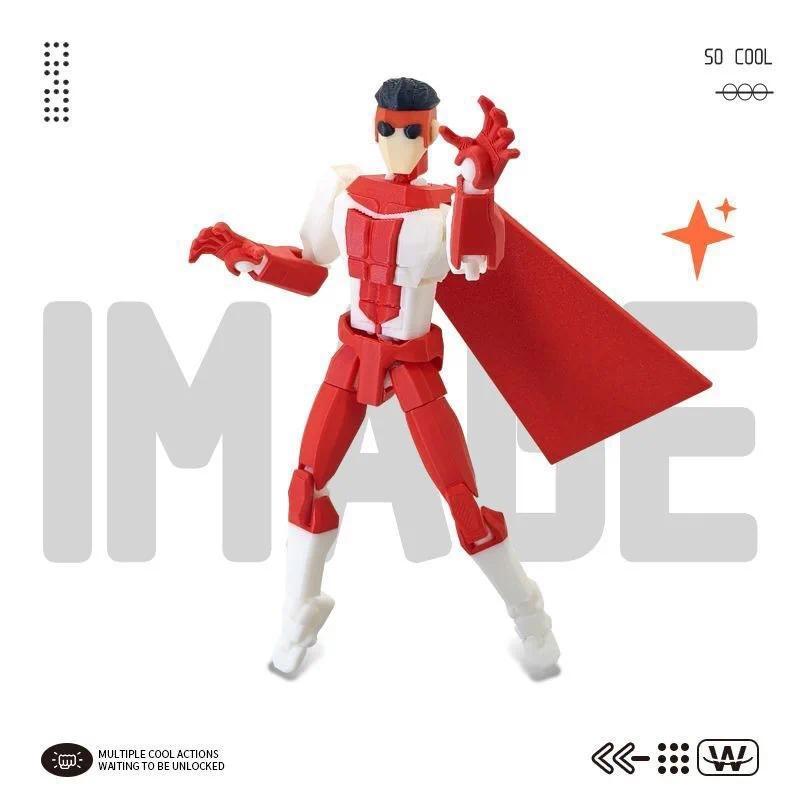 Invincible Mark Lucky 13 Multi Joint Movable Action Figure Diy Assembled Collectible Toy For Adult Holiday Surprise Gift