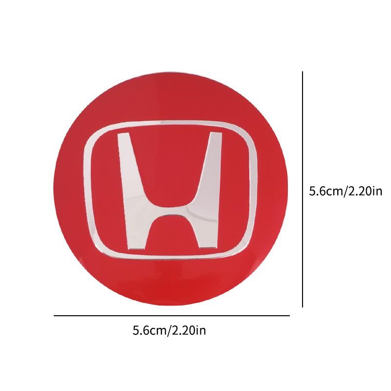 4pcs 56MM Emblem Car Wheel Center Cap Hub Covers Sticker For Honda Odyssey Spirior CR-V Civic HR-V City Accord Fit Pilot Auto Decorate Accessories