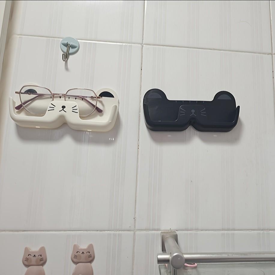 Portable Home Eyeglass Storage Box Set, Wall Mount No Drilling Required, Holds Prescription Glasses, Sunglasses, Display Shelf