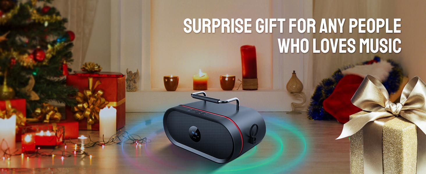 RHM K666 Karaoke Machine, Handheld Bluetooth Speaker Support