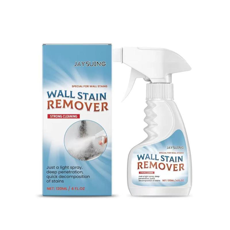 Jaysuing Wall Stain Remover, Stain Treater Spray, Water Marks Cleaner for Bathroom & Kitchen Walls, Effective Mold Cleaning Solution for Home Use, Cleaner Liquid