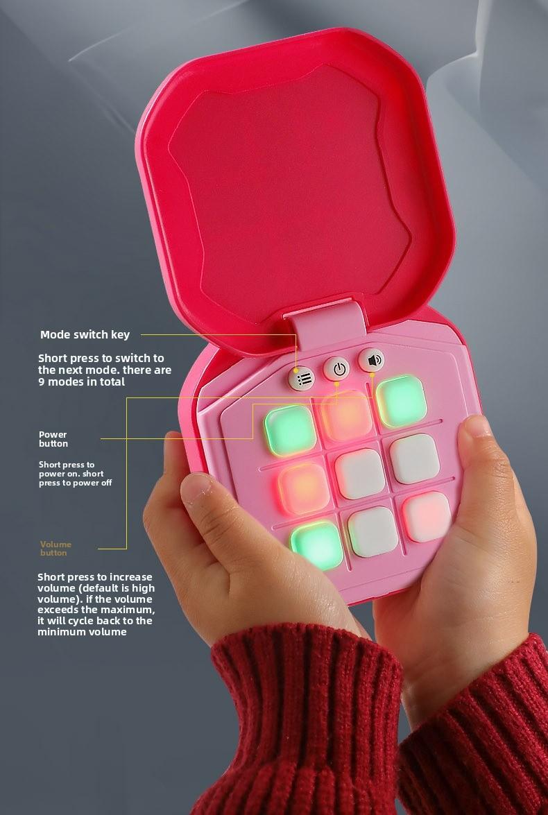 New Smart Tic-Tac-Toe, Children's Educational Multi-Mode Toy, Board Game Handheld Electronic Game Console, Logic Thinking Training Parent-Child Interactive Toy, Holiday Gift