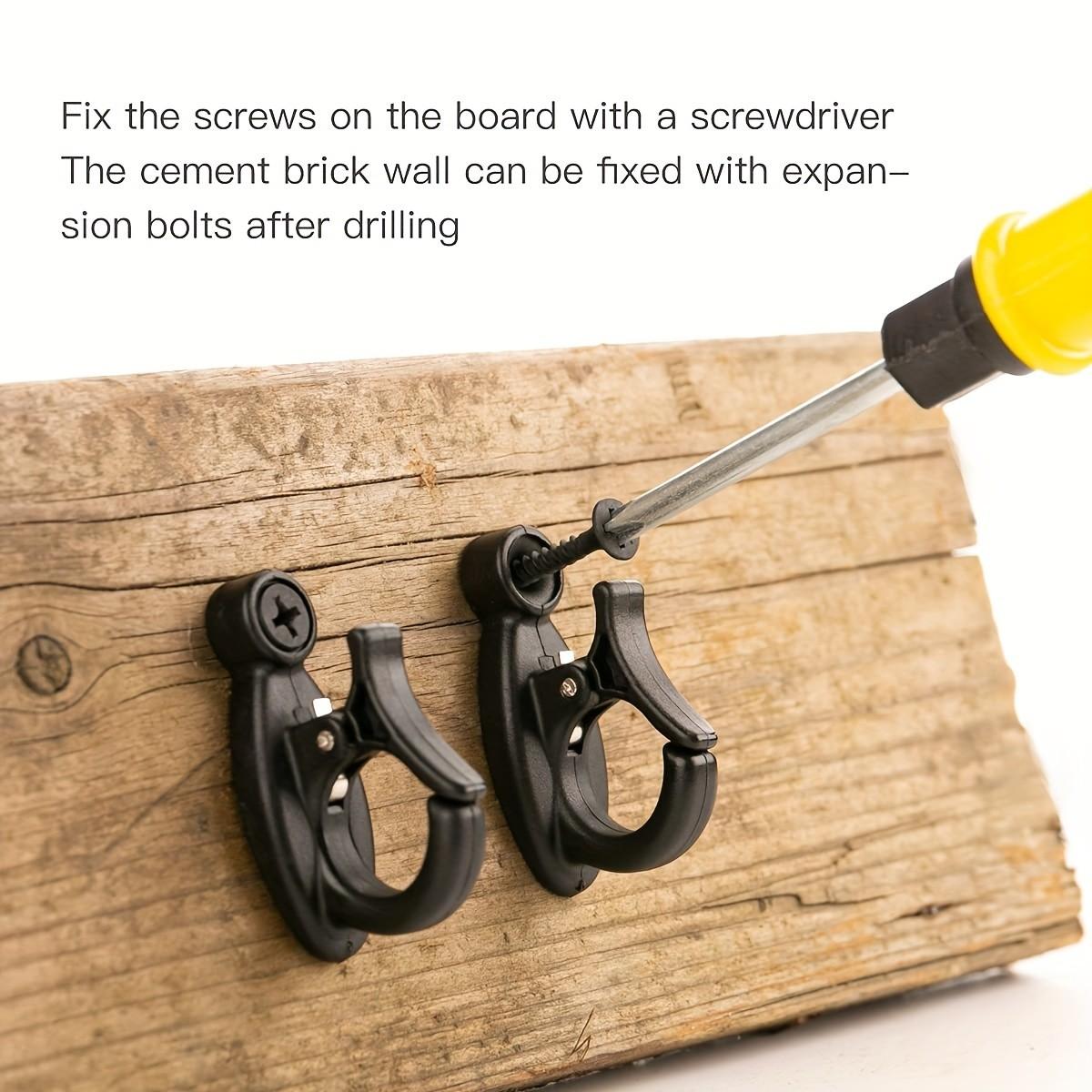 Multifunctional Screw-In Hooks, Hangers for String Lights, Plants, Wind Chimes, Halloween Christmas Patio Decor