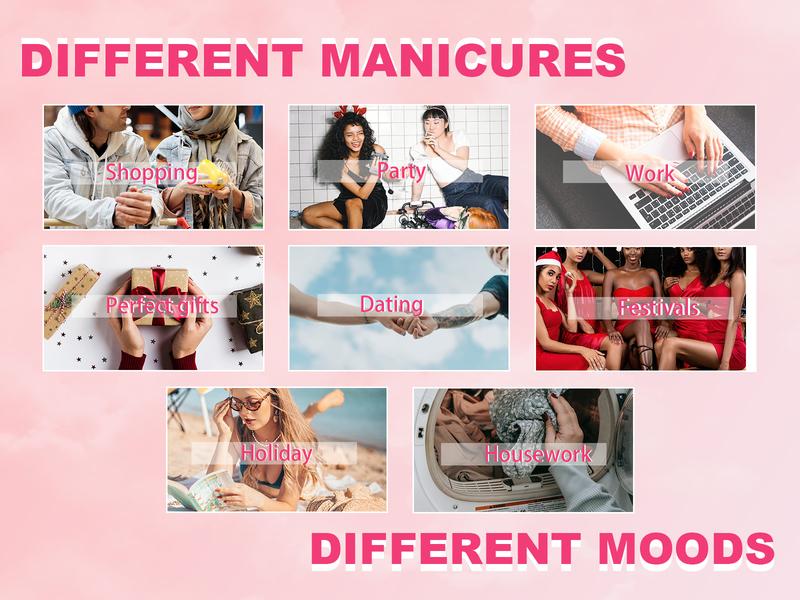 Sethexy Luxury Purple Rhinestone Handmade Fake Nail 3D Heart Crystals Long Coffin Press on Nails Butterfly Bow Bunny False Nail Salon Durable Quality Nails for Women and Girls 10Pcs easy press