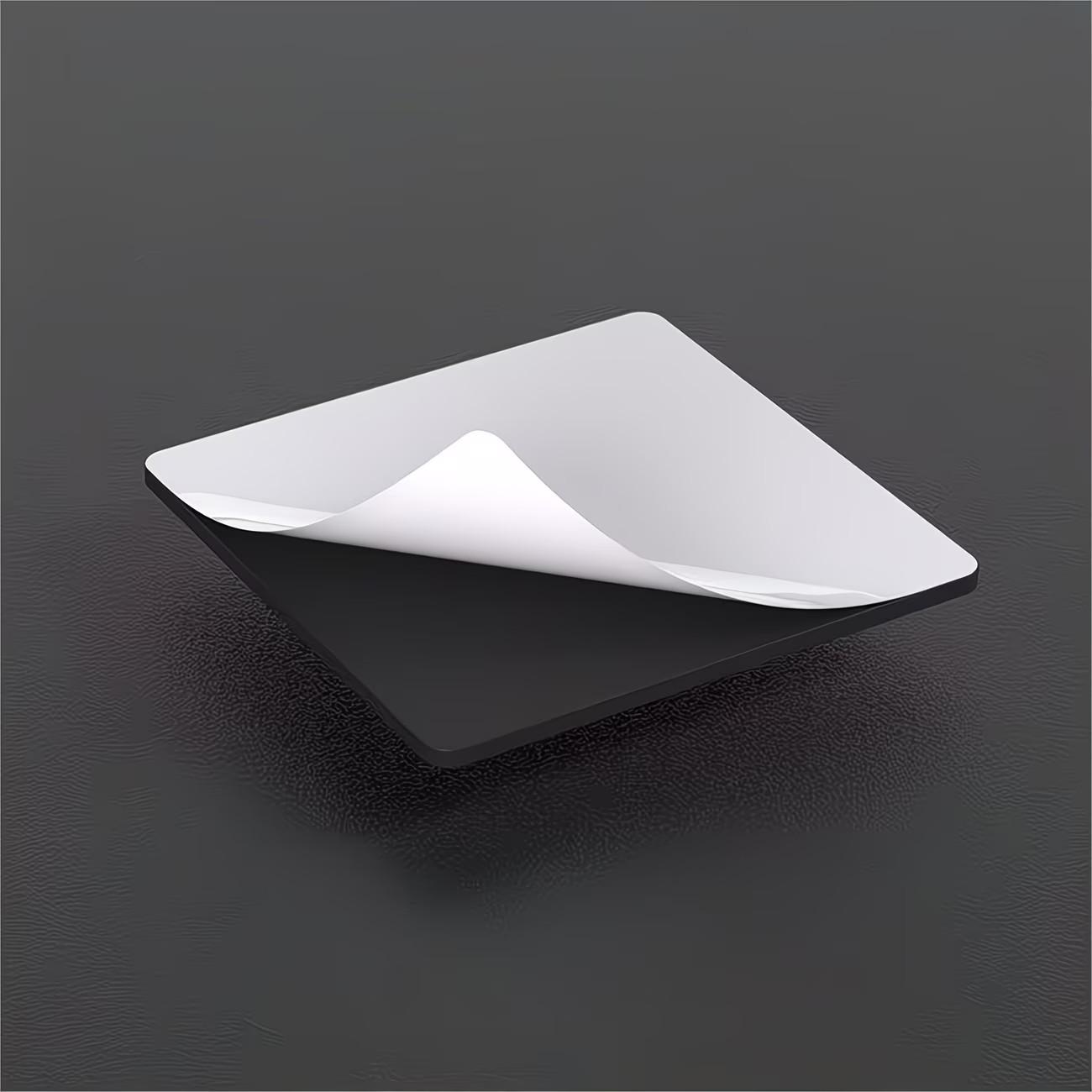 Acrylic Plastic Bathroom Sign, Adhesive Backed, Unisex Restroom Door Plate, 3D Icon, Stylish Decorative Design, 4.72*4.72in