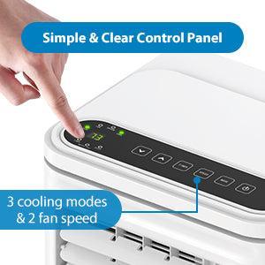 GARVEE Portable AC/Dehumidifier & Fan - 3-In-1, 8000 BTU 115V~, Suitable for 250-350 Sq.Ft