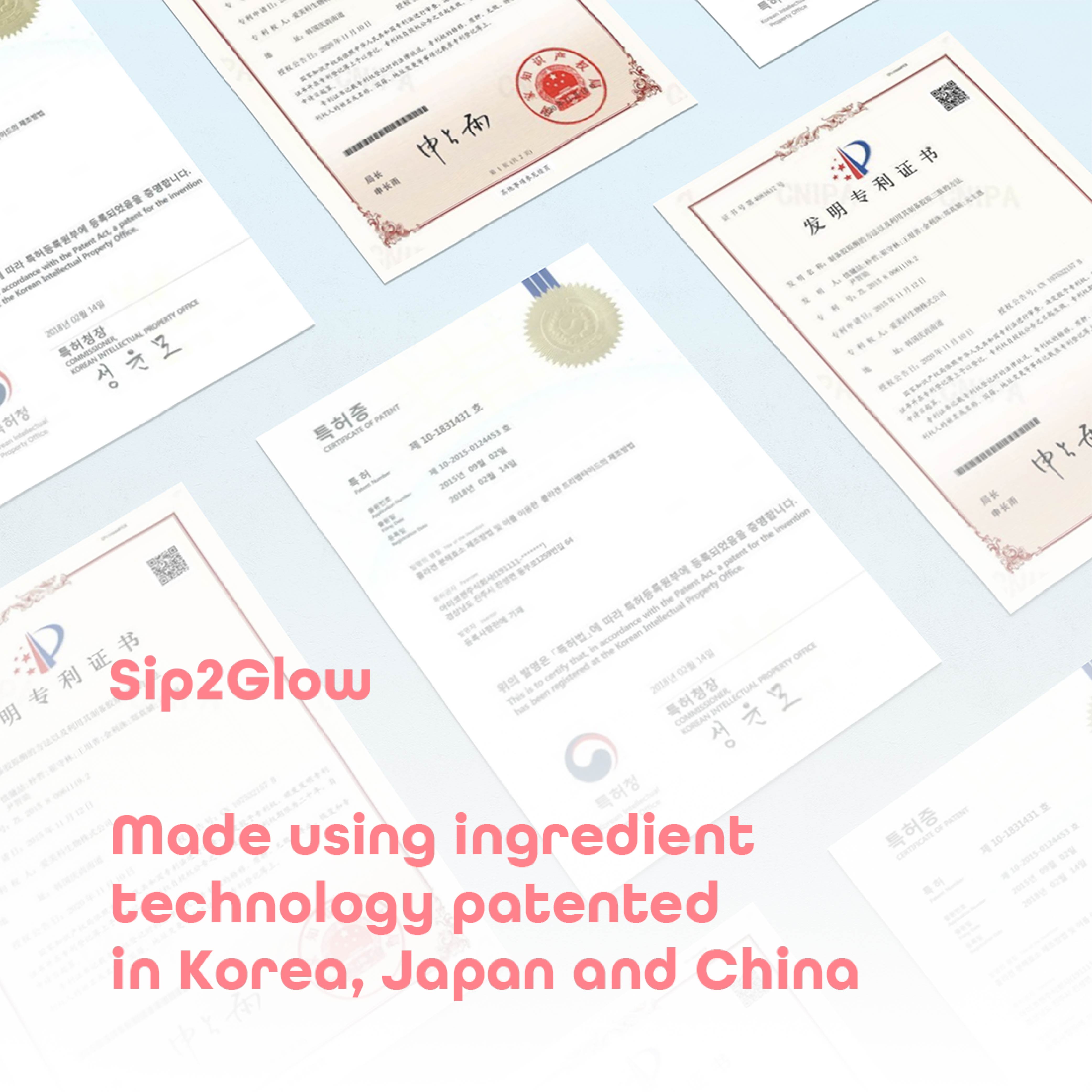 【Sip2Glow | BUY 3 GET 1 】Advanced Collagen Drink with Korean Collagen Tripeptide, GABA & Vitamin C | Passion Fruit | Health & Beauty | Anti-Aging | Ready-To-Sip Supplement for Skin, Hair, Nails & Joint Health