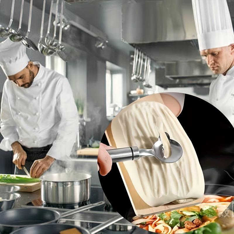 Stainless Steel Peeler - Multi-Purpose Kitchen Tools, Cactus Peeler, Noodle Cutter & Scoop, Durable & Easy-Grip Handles 2025