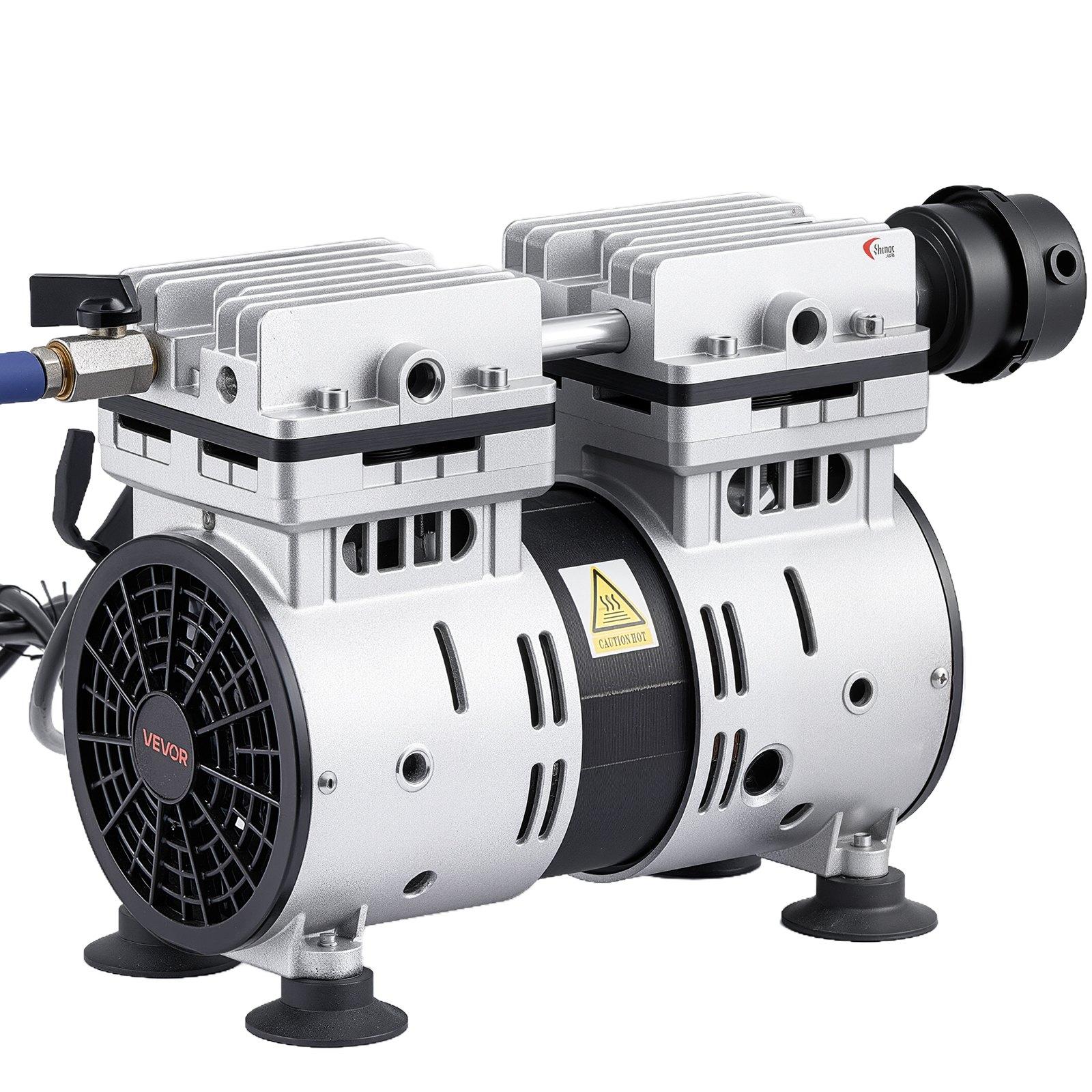 VEVOR Pond Aerator System, 3/4 HP Air Compressor (5.2CFM), 1 Diffuser, 100' Weighted Tubings, Deep Water Oxygen Boost Pump for Max 3-Acre Outdoor Lakes
