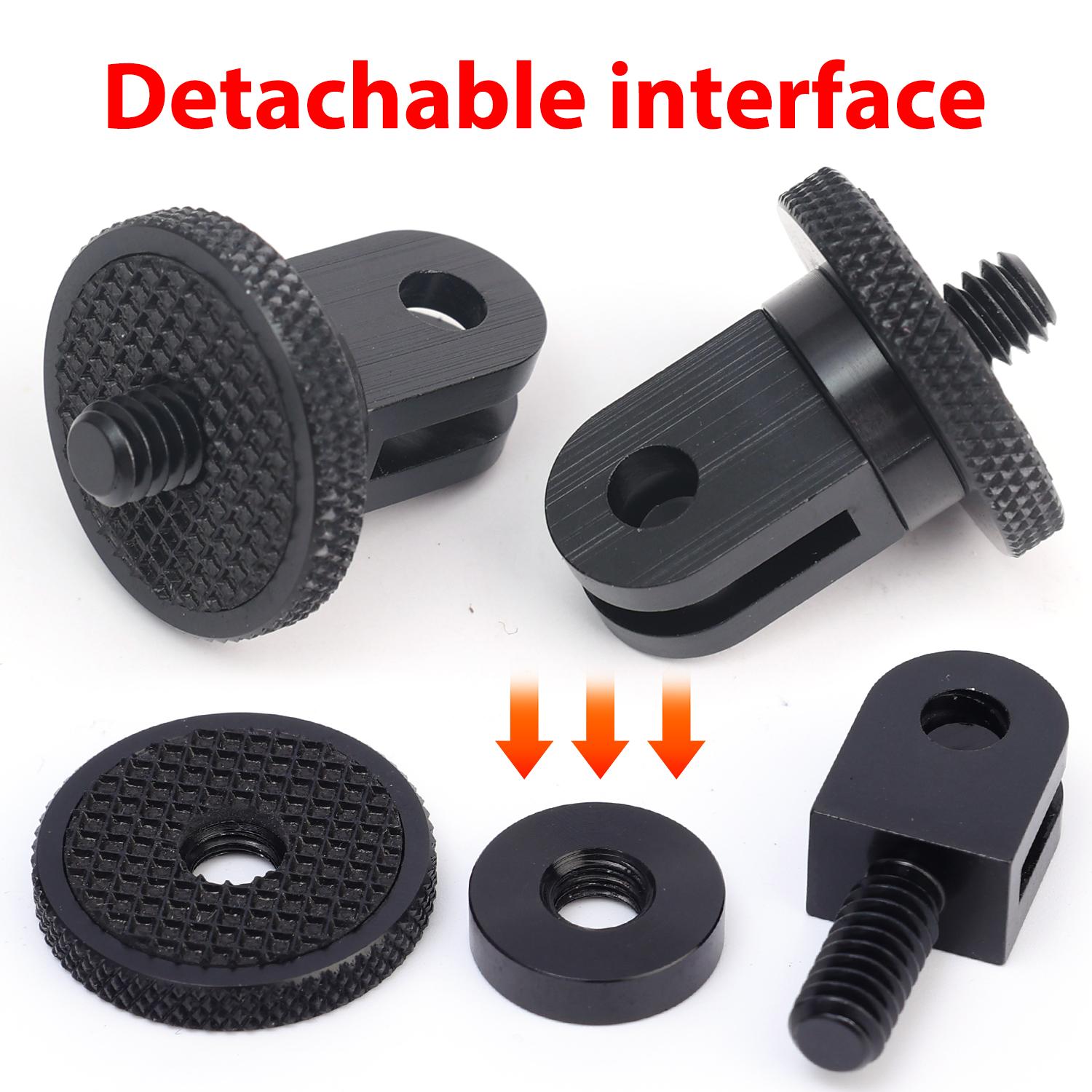 Camera Tripod Mount Screw for Gopro 1/4-20 Screw Conversion Adapter for Gopro Hero 10 9 8 Sports Camera 1/4" Adapter Screw