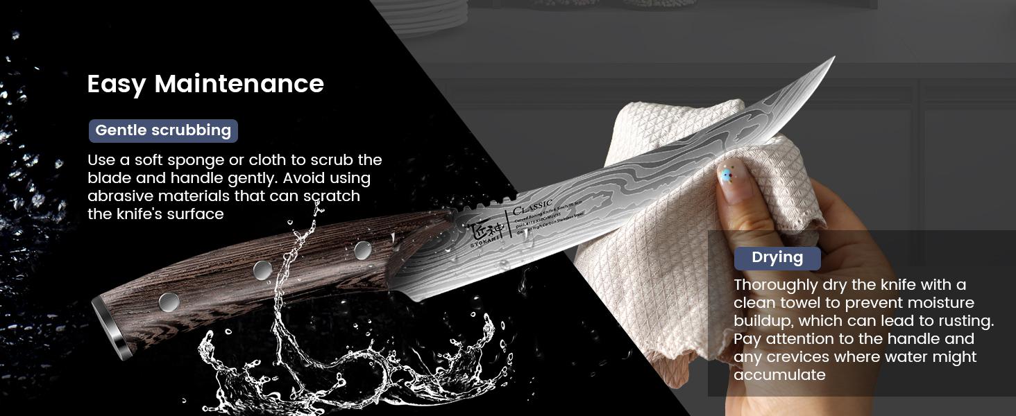 【TikTokShopSpringGlowUp】 SYOKAMI Boning Knife for Meat Cutting, 6.5 Inch Fish Fillet Knife with Wood Handle, High Carbon Razor Sharp Curved Blade Deboning Knife with Exquisite Box Ideal for Thanksgiving, Christmas Mother's Day Gift