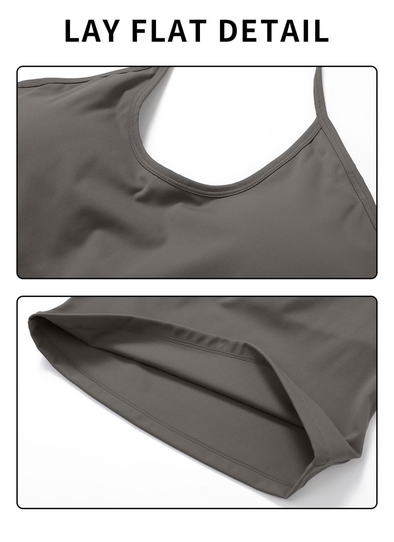 Women's Sports Tank Top Camisole Sports Tank Top with Built-in Bra Pads High Strength Yoga Underwear,Running Gym Exercise Outdoor Daily Wear Sports Tank Top,Quick Dry Yoga Tank Top,Fitness Tank Top Activewear
