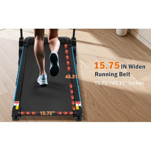 NEW ARRIVAL Foldable Treadmill with 3.0 HP Motor, 4-Level Incline, Bluetooth Speaker & USB/Type-C Ports – 350 lb Capacity