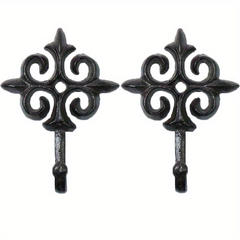 Vintage Cast Iron Wall Hook, Spear Head Hanging Rack, Durable Wall Mounted Clothes Key Bag Holder, Home Decor Hook, Indoor Outdoor Use